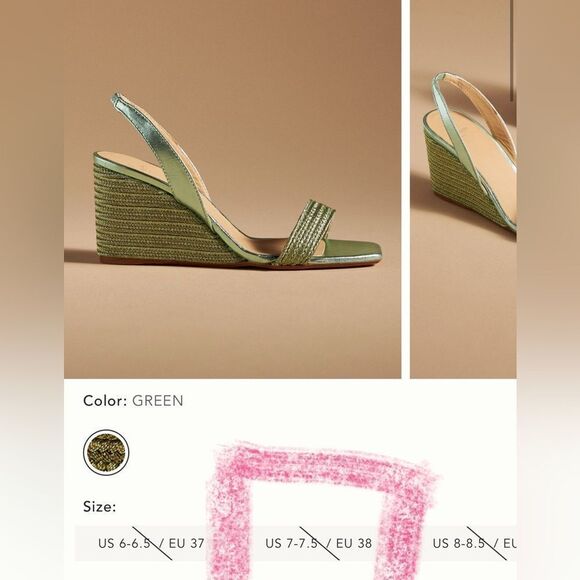 Castañer Barby Wedge Heels  EU 38 / US 7-7.5 - Picture 14 of 14